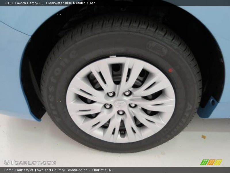 Clearwater Blue Metallic / Ash 2013 Toyota Camry LE
