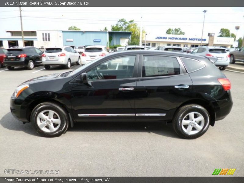 Super Black / Black 2013 Nissan Rogue S AWD