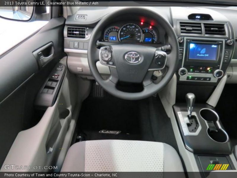 Clearwater Blue Metallic / Ash 2013 Toyota Camry LE