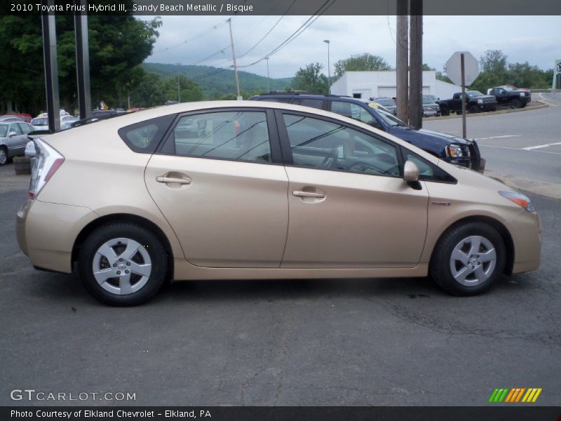 Sandy Beach Metallic / Bisque 2010 Toyota Prius Hybrid III