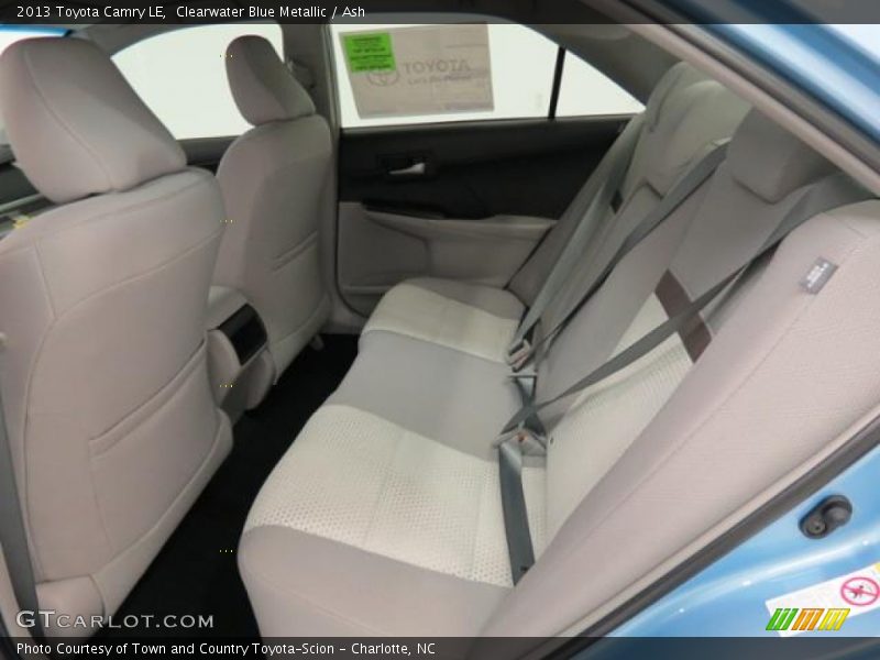 Clearwater Blue Metallic / Ash 2013 Toyota Camry LE