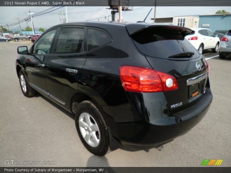 Super Black / Black 2013 Nissan Rogue S AWD
