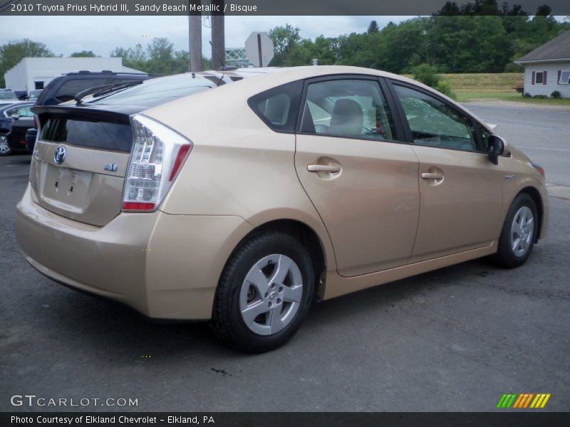 Sandy Beach Metallic / Bisque 2010 Toyota Prius Hybrid III