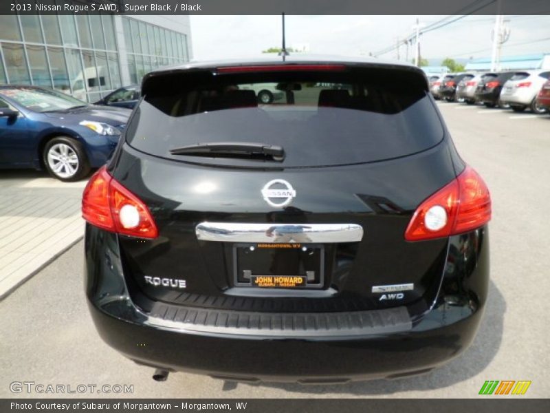Super Black / Black 2013 Nissan Rogue S AWD