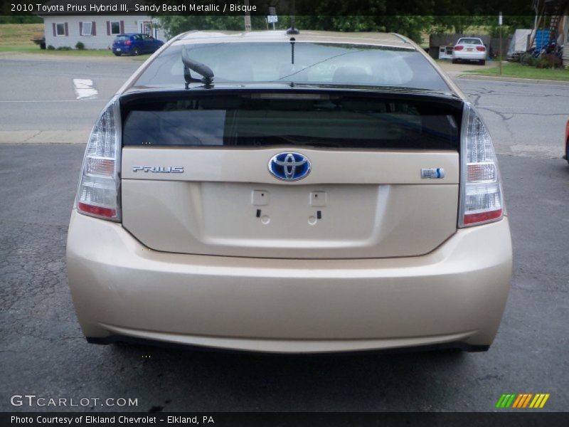 Sandy Beach Metallic / Bisque 2010 Toyota Prius Hybrid III