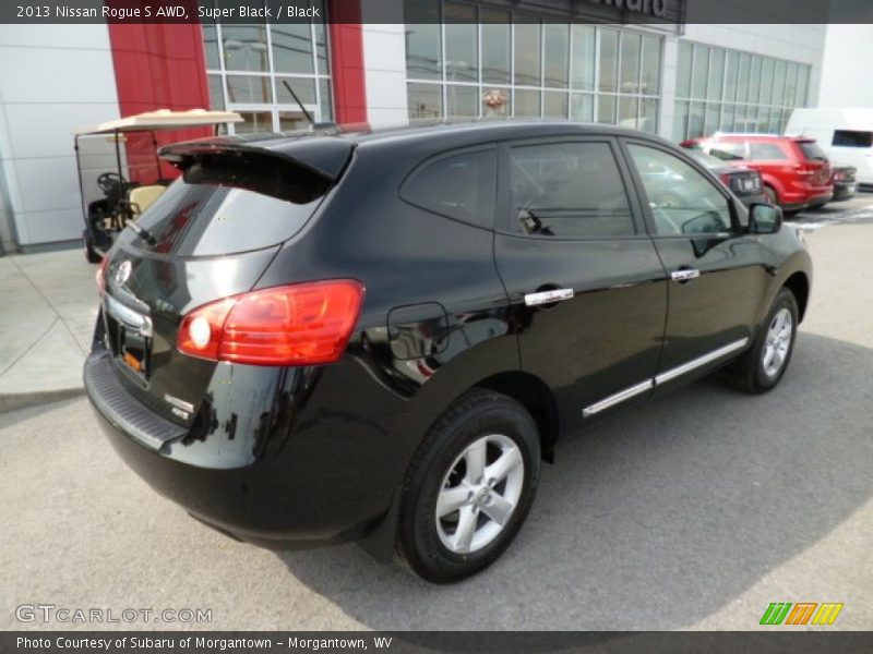 Super Black / Black 2013 Nissan Rogue S AWD