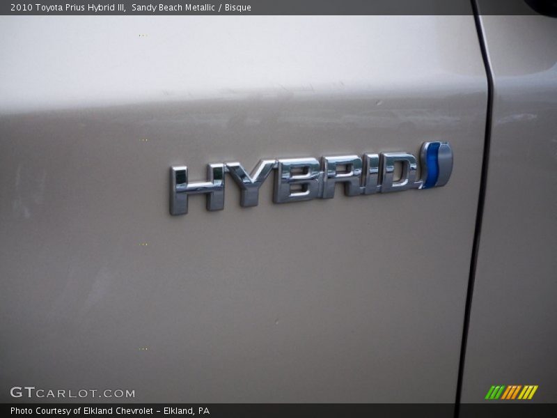 Sandy Beach Metallic / Bisque 2010 Toyota Prius Hybrid III