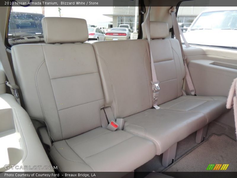 Blizzard White / Stone 2010 Nissan Armada Titanium