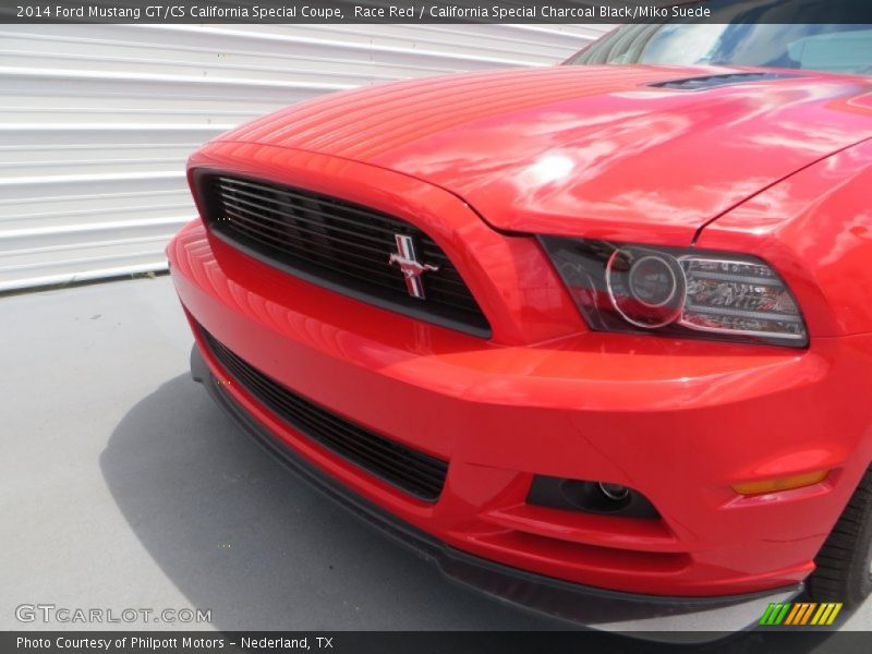 Race Red / California Special Charcoal Black/Miko Suede 2014 Ford Mustang GT/CS California Special Coupe