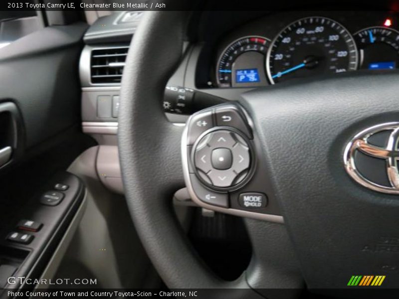 Clearwater Blue Metallic / Ash 2013 Toyota Camry LE