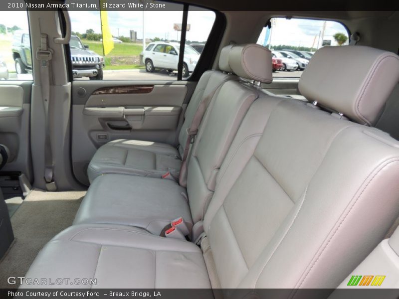Rear Seat of 2010 Armada Titanium