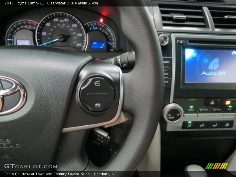 Clearwater Blue Metallic / Ash 2013 Toyota Camry LE