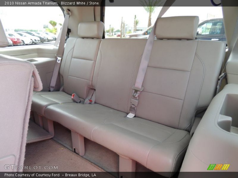 Rear Seat of 2010 Armada Titanium