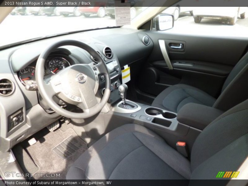 Super Black / Black 2013 Nissan Rogue S AWD