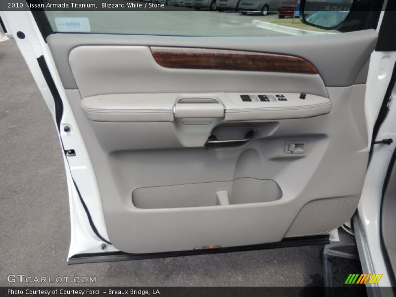 Door Panel of 2010 Armada Titanium