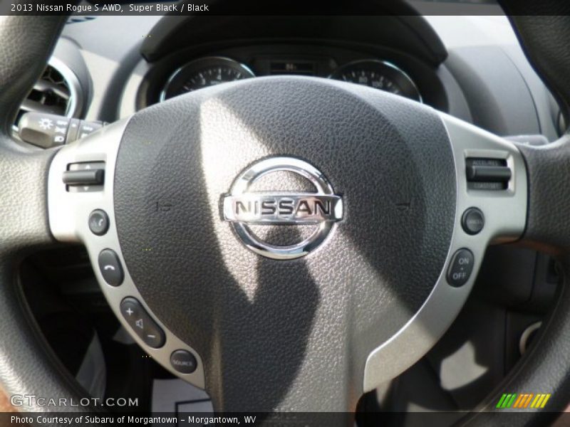 Super Black / Black 2013 Nissan Rogue S AWD