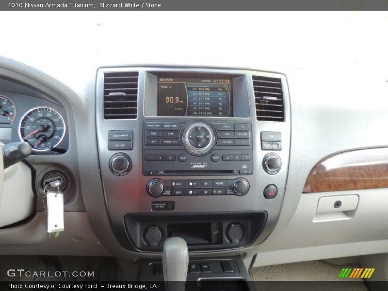 Controls of 2010 Armada Titanium