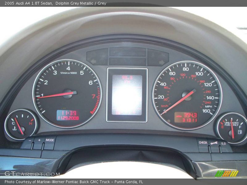 Dolphin Grey Metallic / Grey 2005 Audi A4 1.8T Sedan