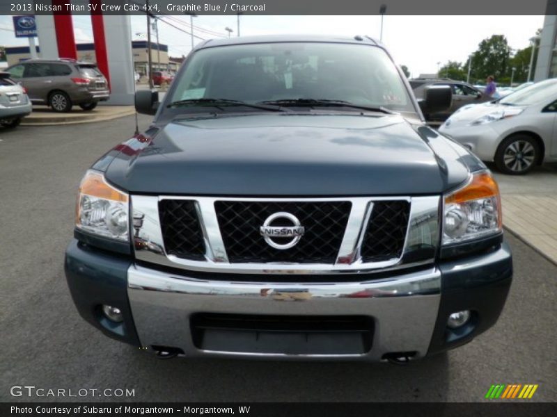 Graphite Blue / Charcoal 2013 Nissan Titan SV Crew Cab 4x4