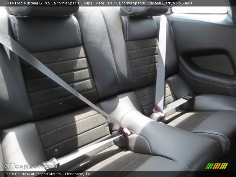 Rear Seat of 2014 Mustang GT/CS California Special Coupe