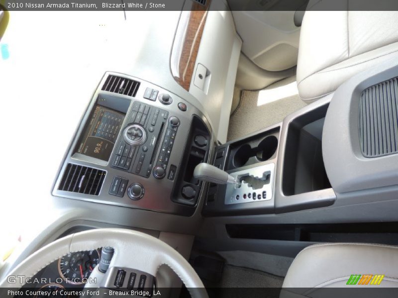 Blizzard White / Stone 2010 Nissan Armada Titanium