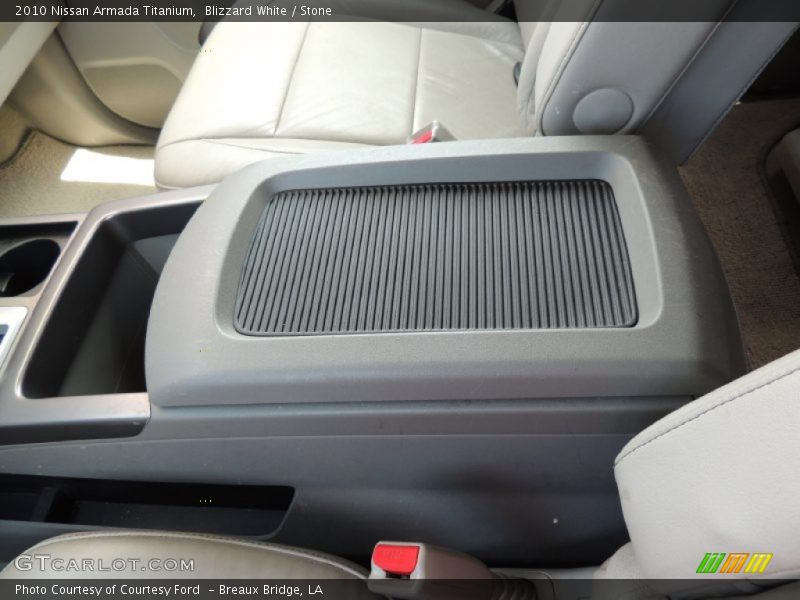 Blizzard White / Stone 2010 Nissan Armada Titanium