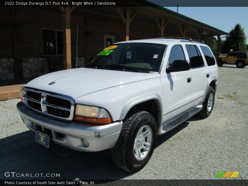 Bright White / Sandstone 2002 Dodge Durango SLT Plus 4x4
