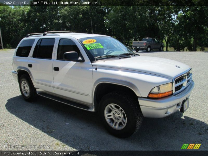Bright White / Sandstone 2002 Dodge Durango SLT Plus 4x4