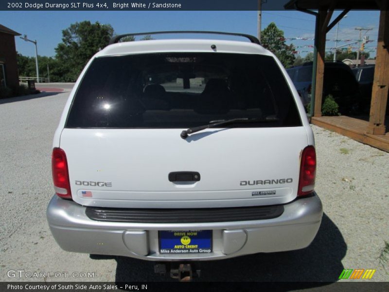 Bright White / Sandstone 2002 Dodge Durango SLT Plus 4x4