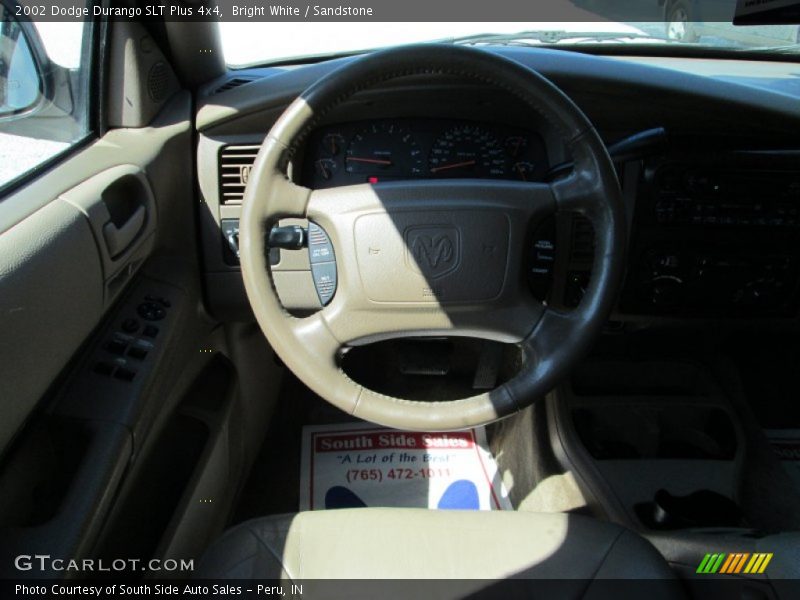 Bright White / Sandstone 2002 Dodge Durango SLT Plus 4x4