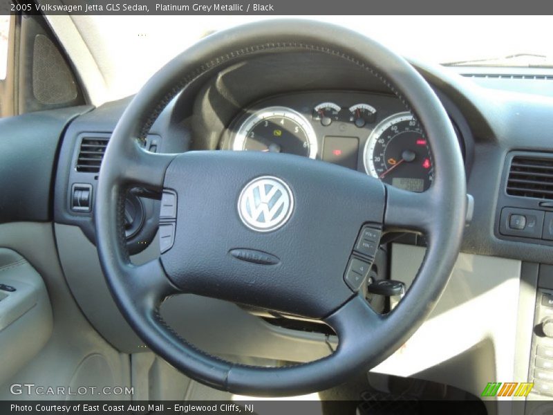 Platinum Grey Metallic / Black 2005 Volkswagen Jetta GLS Sedan