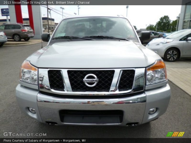 Brilliant Silver / Charcoal 2013 Nissan Titan SV King Cab 4x4