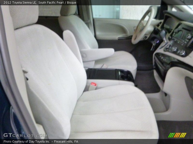 South Pacific Pearl / Bisque 2012 Toyota Sienna LE