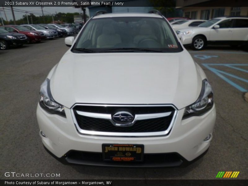Satin White Pearl / Ivory 2013 Subaru XV Crosstrek 2.0 Premium