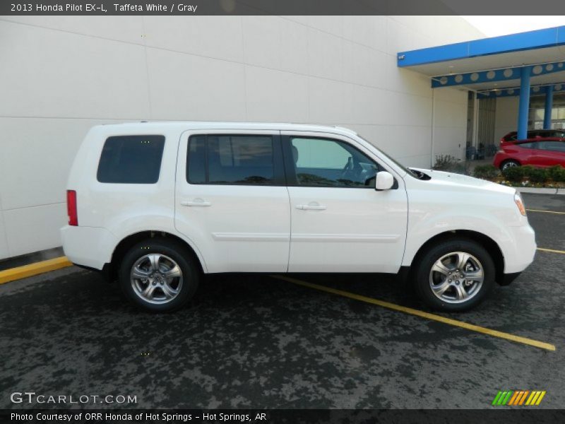 Taffeta White / Gray 2013 Honda Pilot EX-L