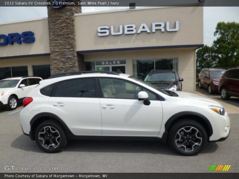 Satin White Pearl / Ivory 2013 Subaru XV Crosstrek 2.0 Premium