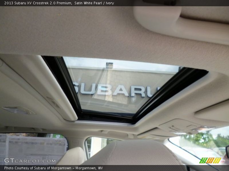 Satin White Pearl / Ivory 2013 Subaru XV Crosstrek 2.0 Premium