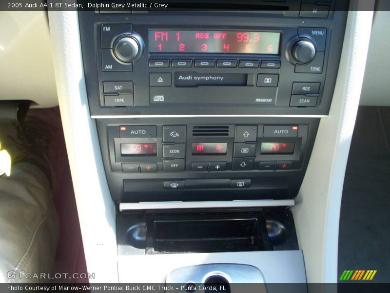 Dolphin Grey Metallic / Grey 2005 Audi A4 1.8T Sedan