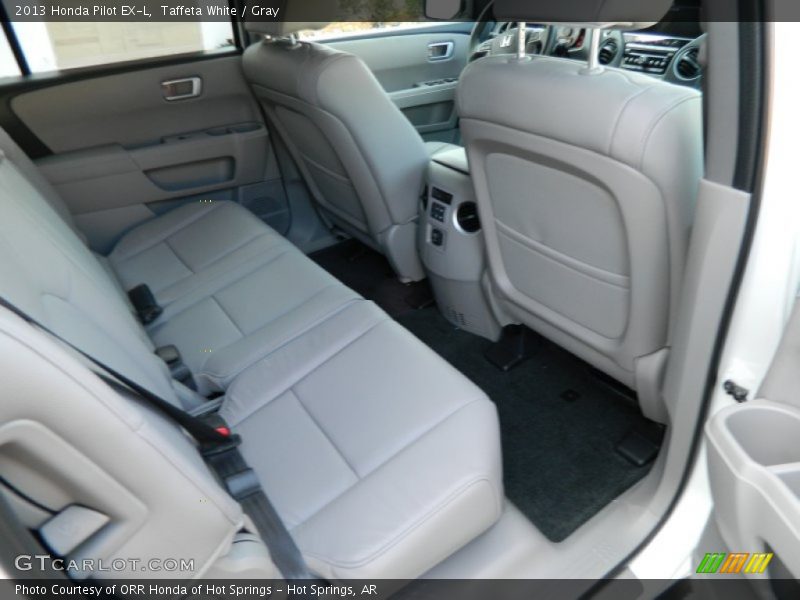 Taffeta White / Gray 2013 Honda Pilot EX-L