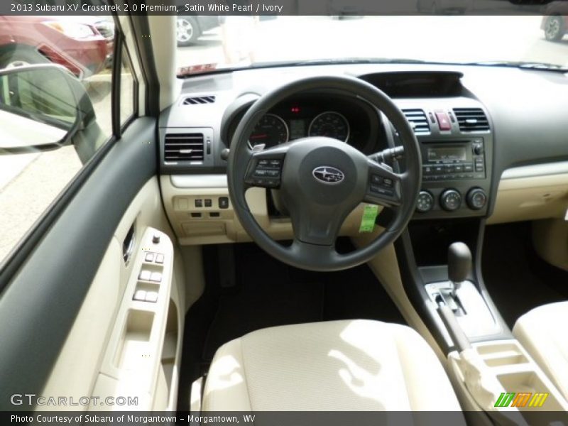 Satin White Pearl / Ivory 2013 Subaru XV Crosstrek 2.0 Premium
