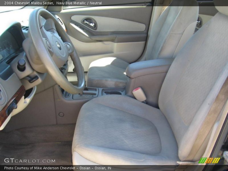 Navy Blue Metallic / Neutral 2004 Chevrolet Malibu Sedan