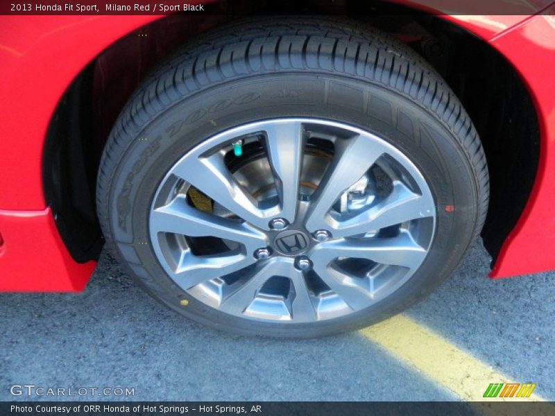 Milano Red / Sport Black 2013 Honda Fit Sport