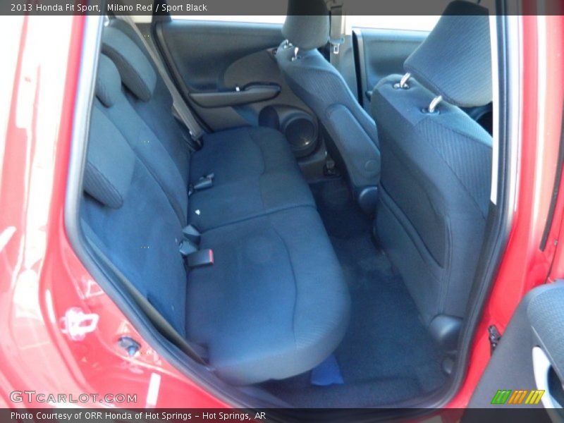 Milano Red / Sport Black 2013 Honda Fit Sport