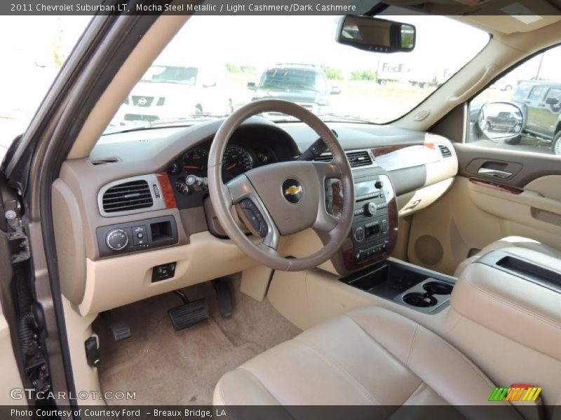 Mocha Steel Metallic / Light Cashmere/Dark Cashmere 2011 Chevrolet Suburban LT