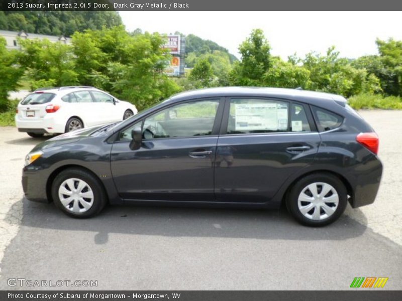 Dark Gray Metallic / Black 2013 Subaru Impreza 2.0i 5 Door
