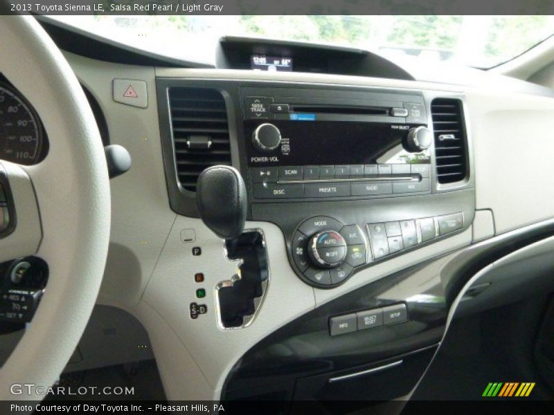 Salsa Red Pearl / Light Gray 2013 Toyota Sienna LE