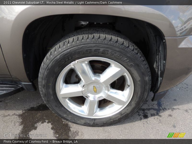 Mocha Steel Metallic / Light Cashmere/Dark Cashmere 2011 Chevrolet Suburban LT