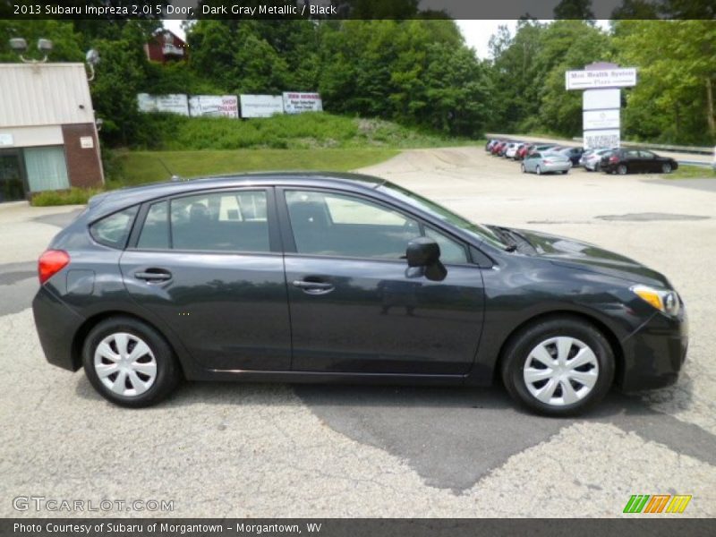 Dark Gray Metallic / Black 2013 Subaru Impreza 2.0i 5 Door