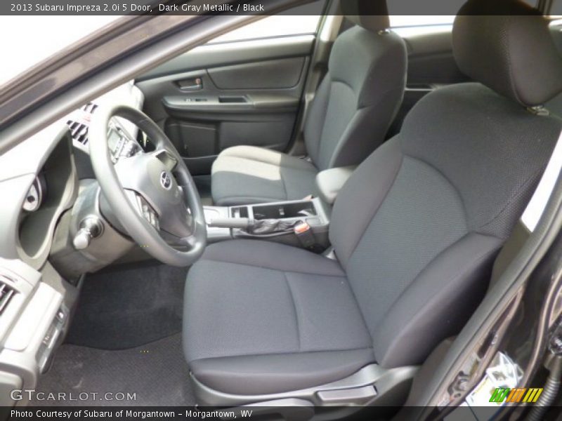 Dark Gray Metallic / Black 2013 Subaru Impreza 2.0i 5 Door