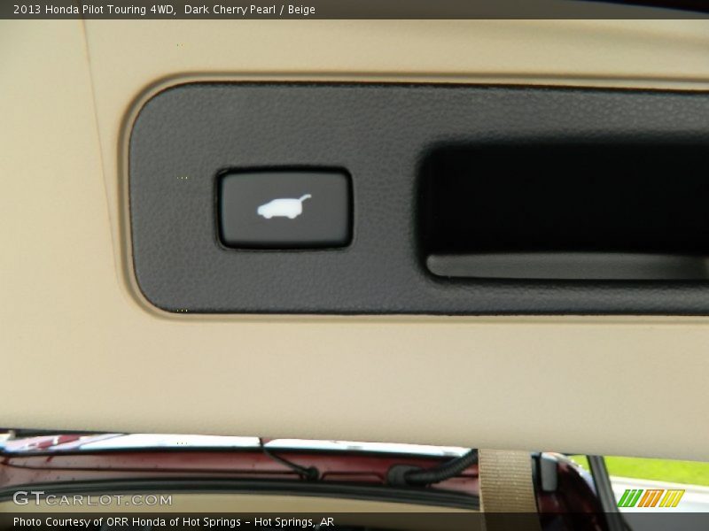 Dark Cherry Pearl / Beige 2013 Honda Pilot Touring 4WD